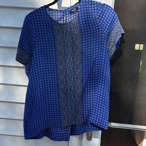 Madewell Silk Patterned Women's Top